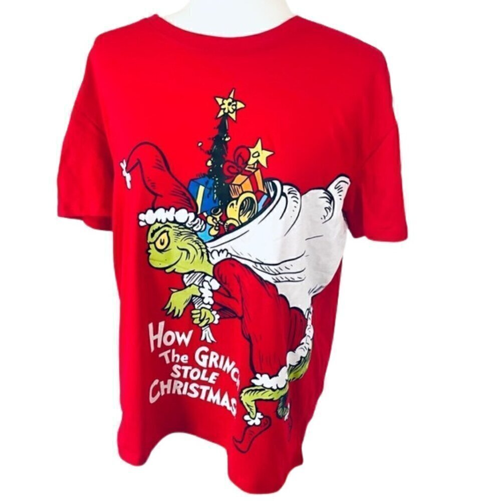 NWOT The Grinch Dr Seuss, Red Tee Size M - #How the Grinch Stole Christmas!